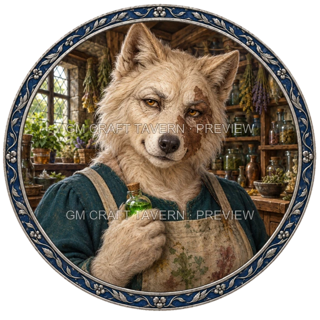 Aperçu du token vu du dessus de Urdan Birchhaven - Artificier