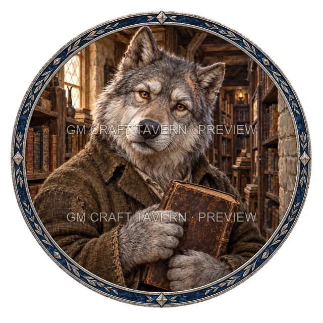 Aperçu du token vu du dessus de Morga Birchhaven - Marchand