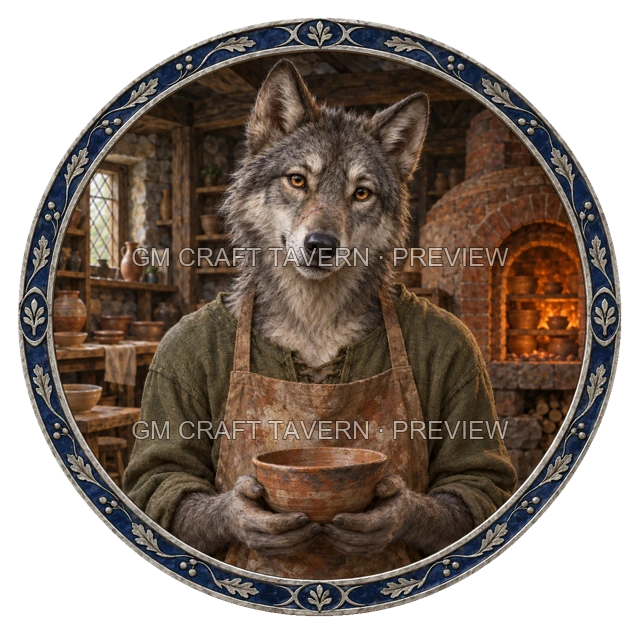 Besha Oakbend - aperçu de token d’artisan vu du dessus