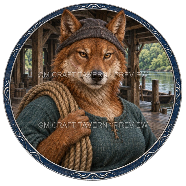 Grom Hillward - aperçu de token de marin vu du dessus