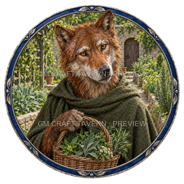 Morga Deepgrove - aperçu de token de guérisseur vu du dessus