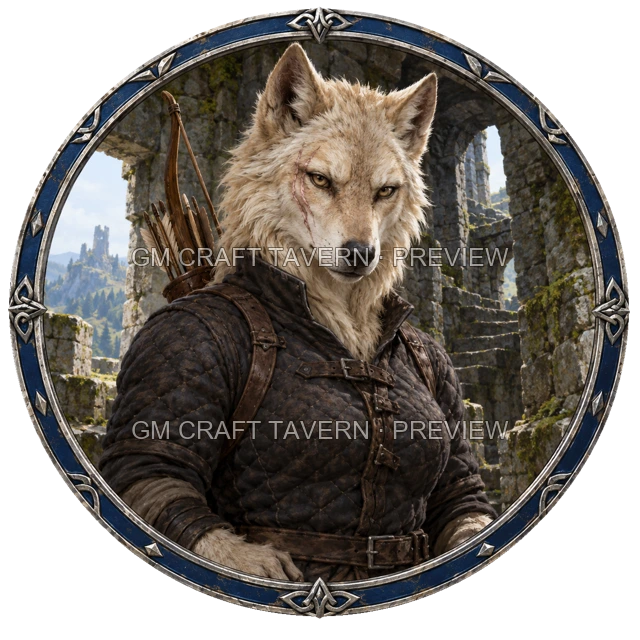 Aperçu de token d’archer ennemi vu du dessus