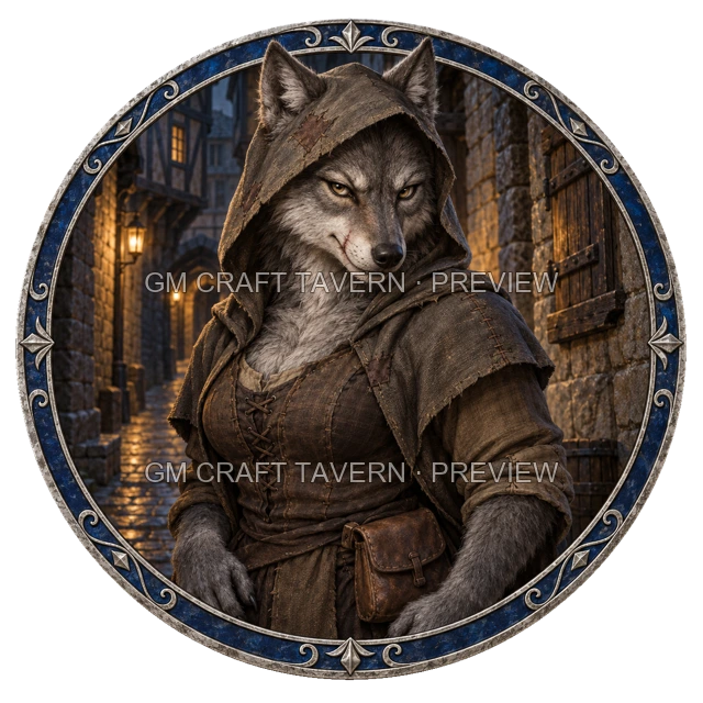 Aperçu de token de voleur vu du dessus