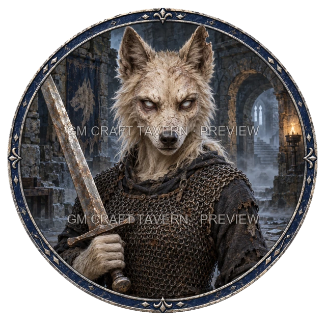 Aperçu de token de soldat mort-vivant vu du dessus