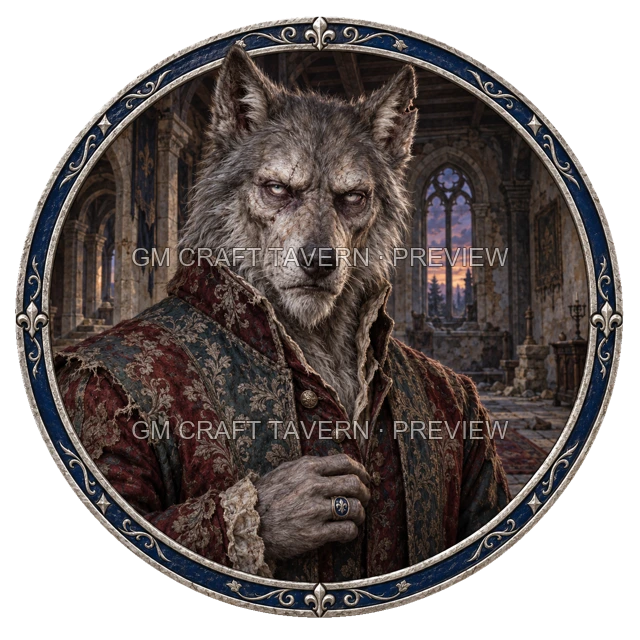 Aperçu du token vu du dessus Noble mort-vivant