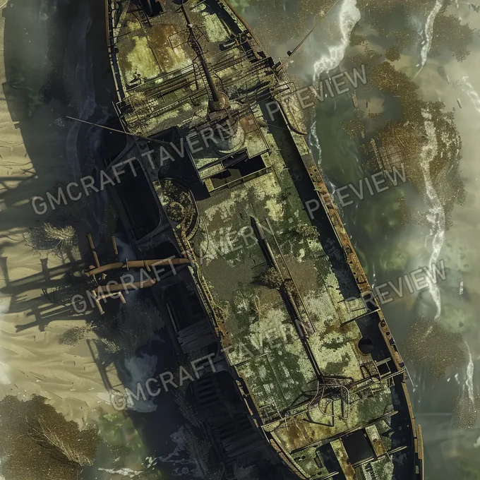 Post Apo Pollued S battlemap preview