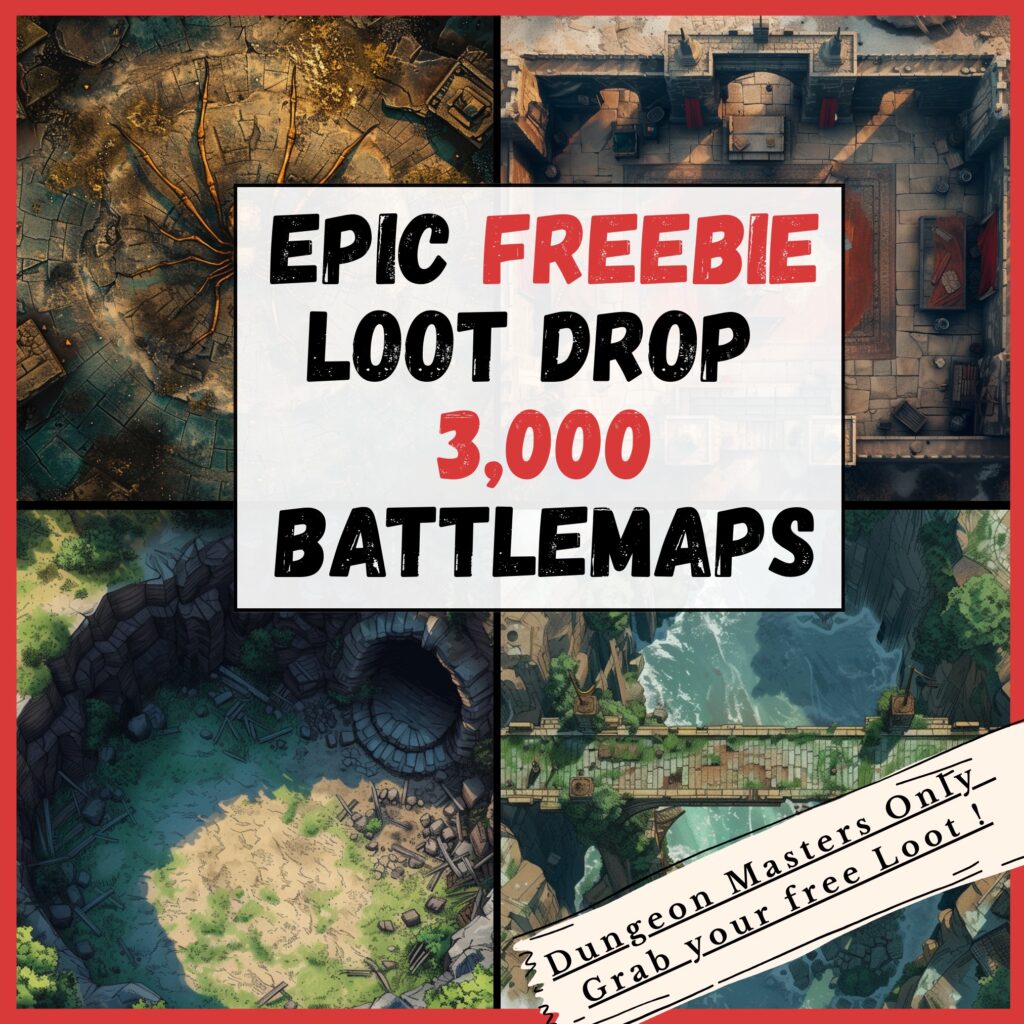 Free Fantasy Map - RPG Battlemap for Virtual Tabletops