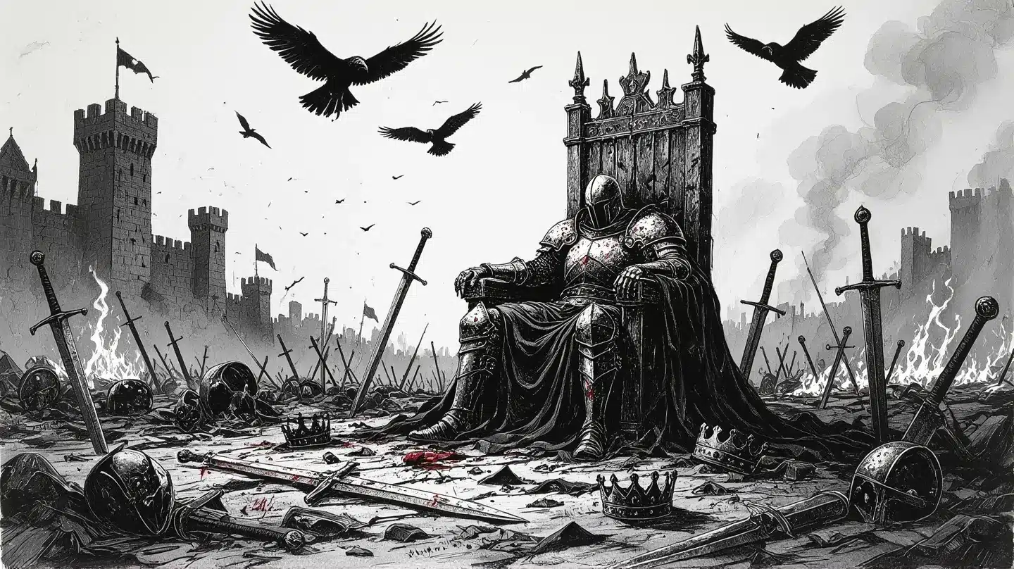 Mysterious rogue assassin wearing a dark hoodie fantasy