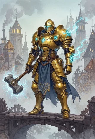 Wizard dungeon master leading a fantasy RPG session