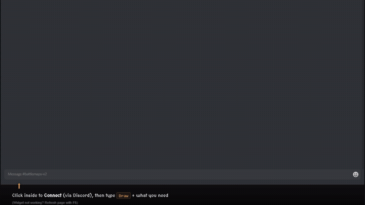Tutorial: connect with Discord, type Draw + your character idea, then download your AI portrait