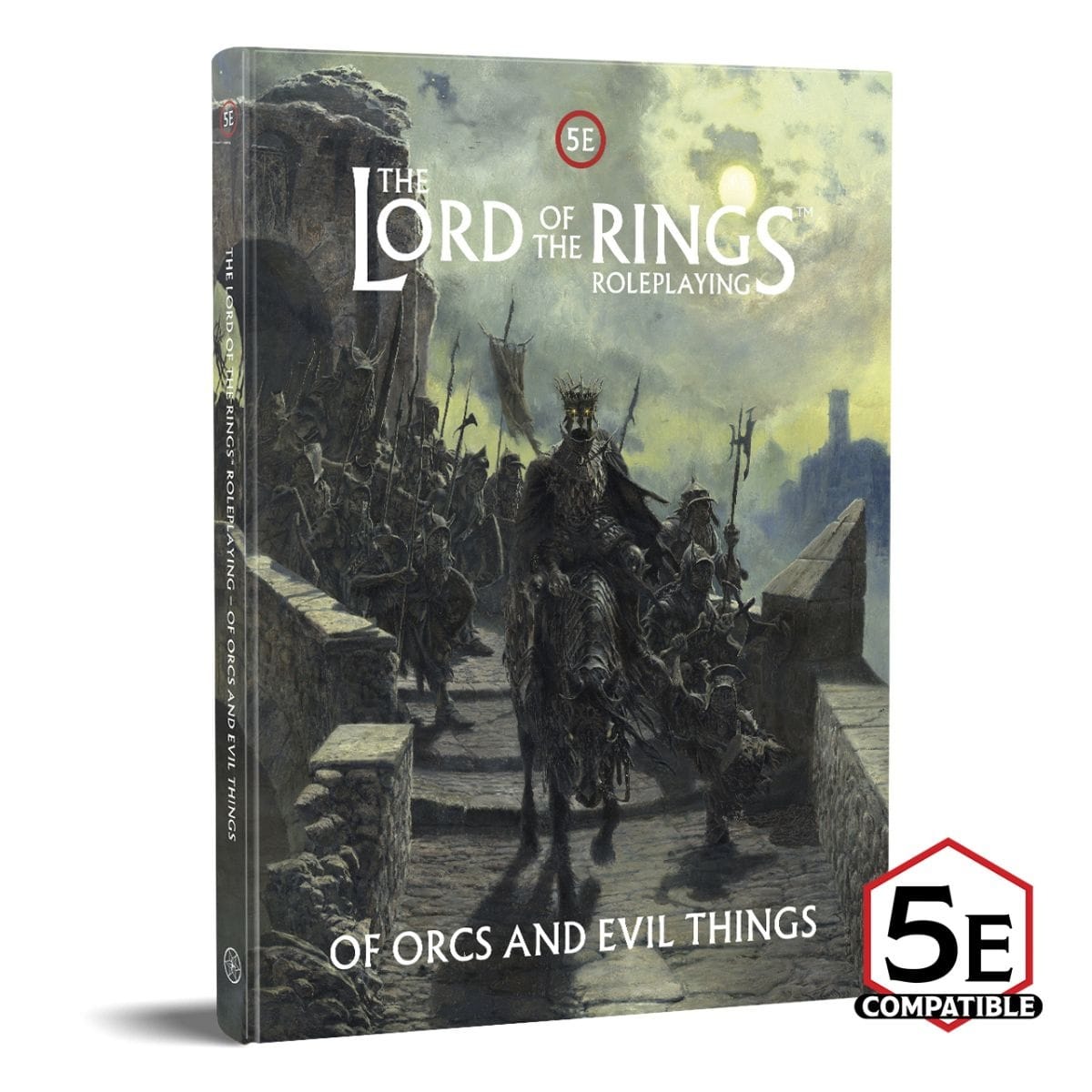 Of Orcs and Evil Things bestiary cover for The Lord of the Rings Roleplaying
