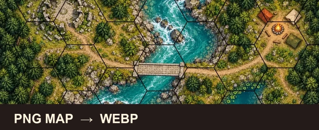 Convert a PNG Battle Map to WebP Without Changing Its Grid Size