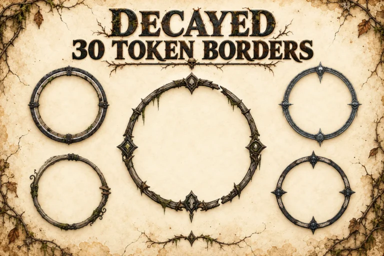 30 Decayed Token Borders marketplace thumbnail