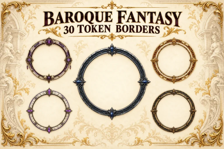 Baroque Fantasy Borders preview