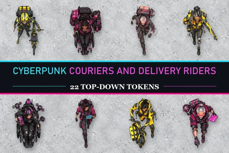 Cyberpunk Couriers And Delivery Riders preview