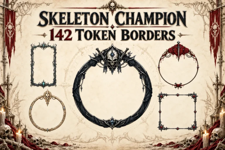142 Skeleton Champion Token Borders marketplace thumbnail