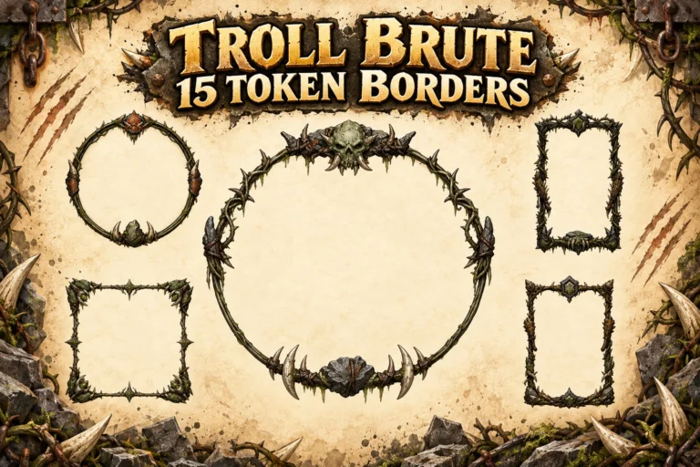 15 Troll Brute Token Borders marketplace thumbnail