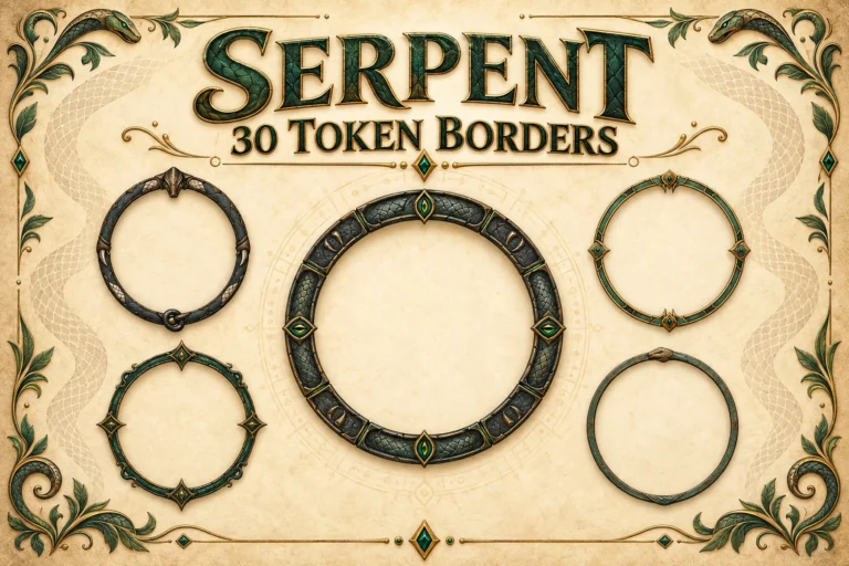 30 Serpent Token Borders marketplace thumbnail