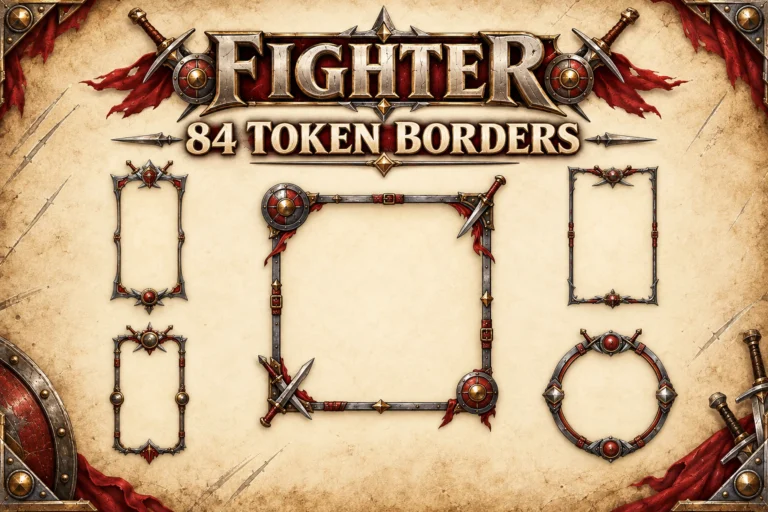 84 Fighter Class Token Borders marketplace thumbnail