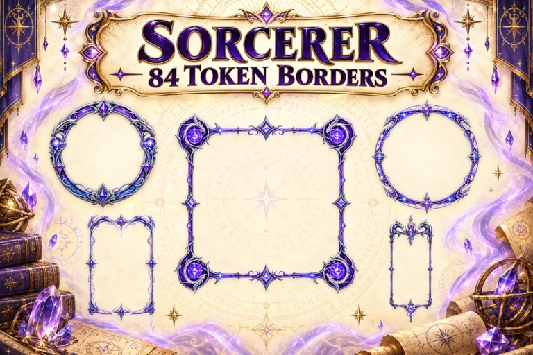 84 Sorcerer Class Token Borders marketplace thumbnail