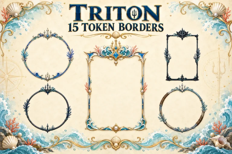 15 Triton Token Borders marketplace thumbnail