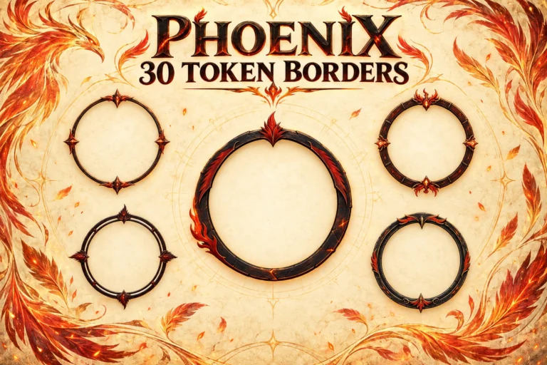 30 Phoenix Token Borders marketplace thumbnail