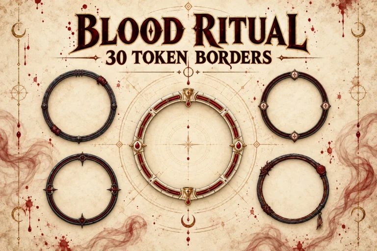 30 Blood Ritual Token Borders marketplace thumbnail