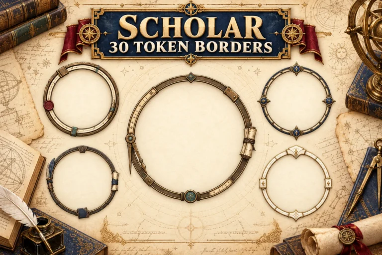 30 Scholar Token Borders marketplace thumbnail