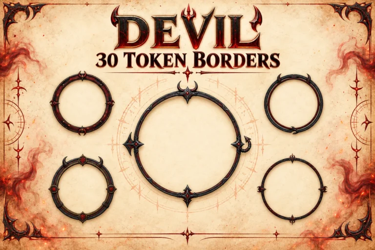 30 Devil Token Borders marketplace thumbnail