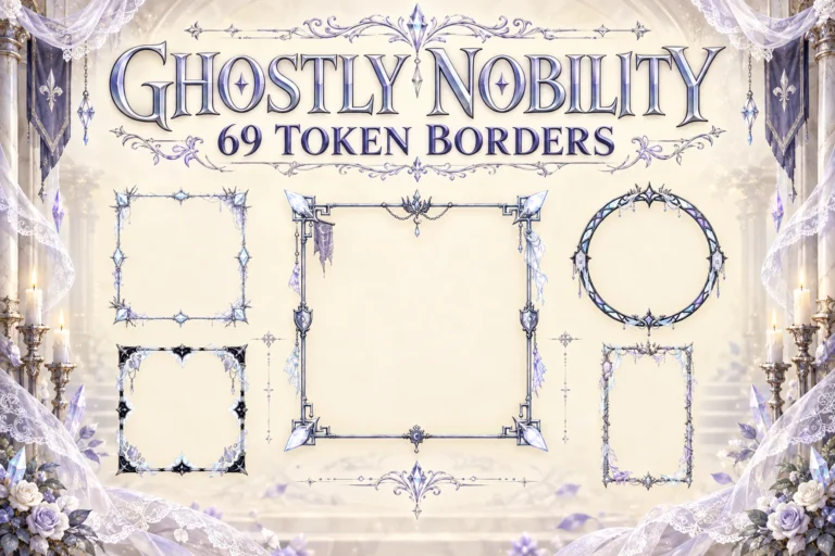 69 Ghostly Nobility Token Borders marketplace thumbnail