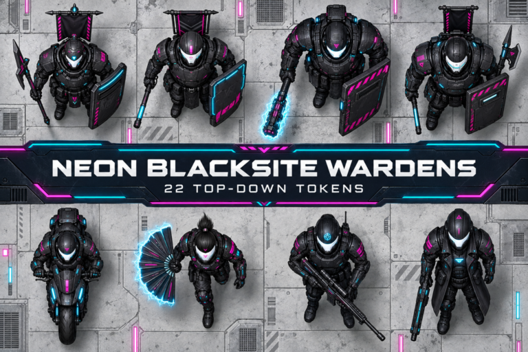 Neon Blacksite Wardens preview