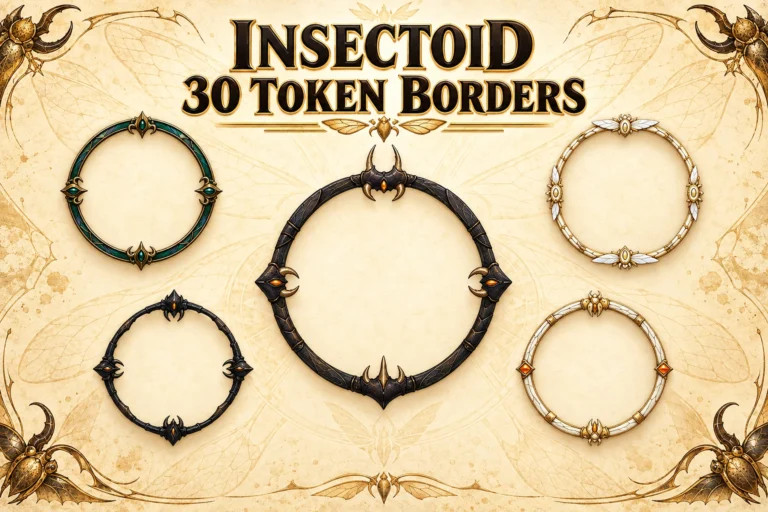 30 Insectoid Token Borders marketplace thumbnail